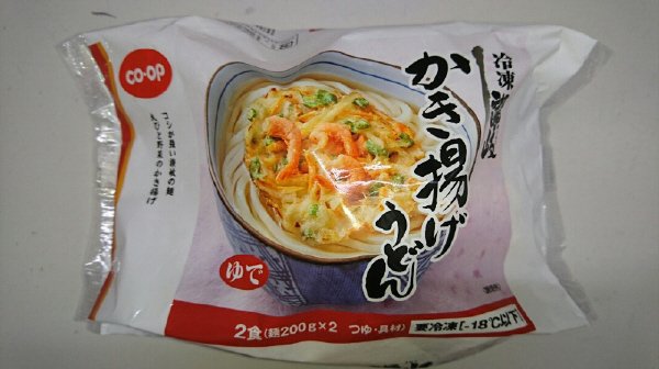 冷凍讃岐かき揚げうどん