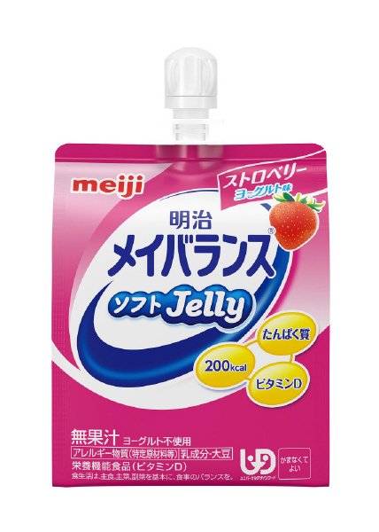 明治メイバランスソフトＪｅｌｌｙ　ストロベリーヨーグルト味
