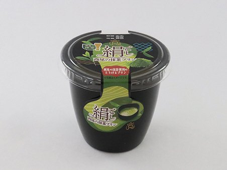 絹ごし西尾の抹茶プリン