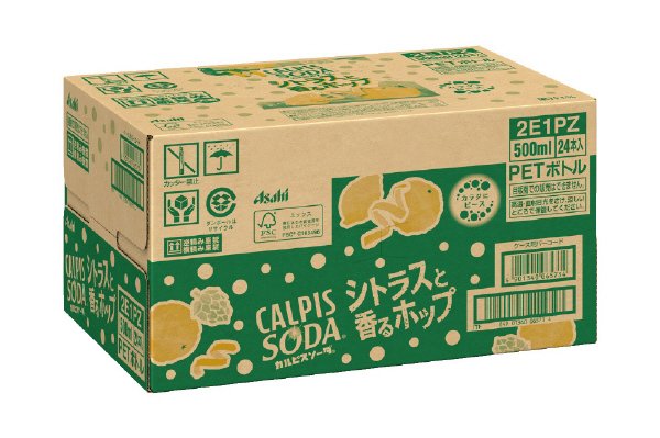 「カルピスソーダ（Ｒ）シトラスと香るホップ」