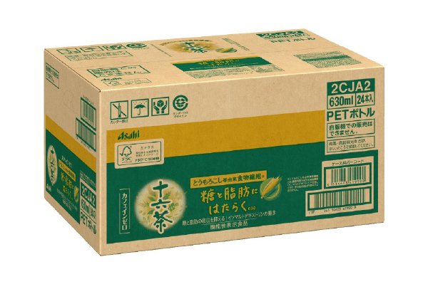 アサヒ　十六茶糖と脂肪にはたらく６３０