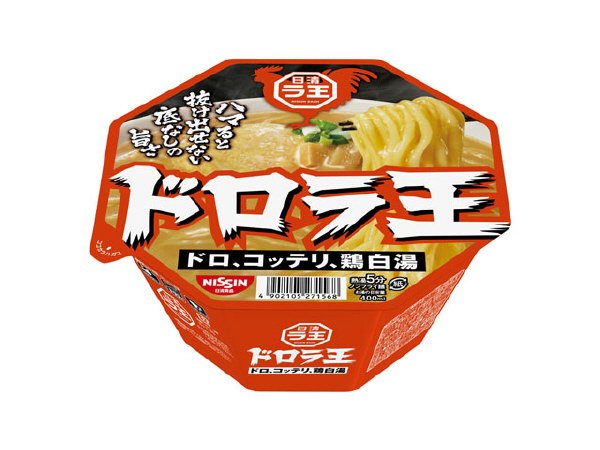 日清ドロラ王　ドロ、コッテリ、鶏白湯