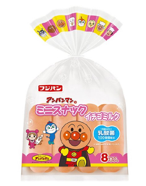 アンパンマンのミニスナック　イチゴミルク