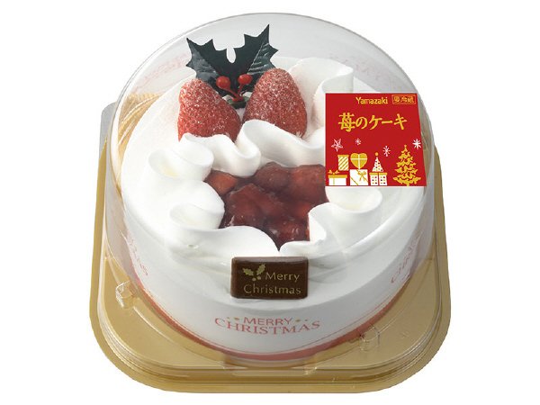 クリスマスケーキ　苺のｹｰｷ(ﾊﾟｯｸ)4号