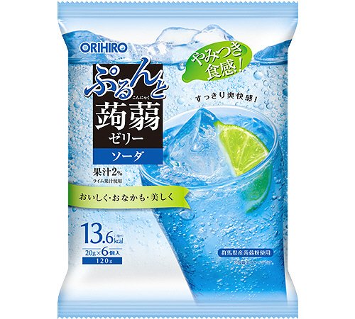 ぷるんと蒟蒻ゼリーパウチ　ソーダ