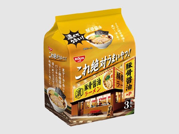 日清これ絶対うまいやつ！　豚骨醤油　３食パック