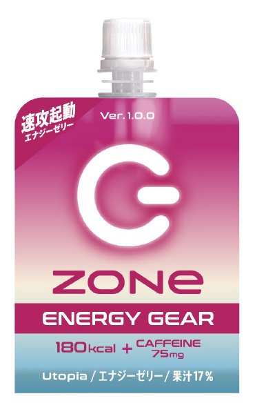 ＺＯＮｅ　ＥＮＥＲＧＹ　ＧＥＡＲ　Ｕｔｏｐｉａ　Ｖｅｒ．１．０．０　１８０ｇパウチゼリー