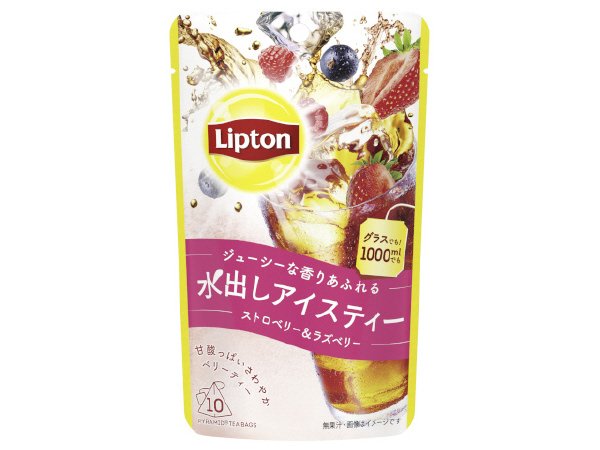 リプトン　水出しアイスティー　ルイボス＆オレンジアップルティー　ティーバッグ　10袋