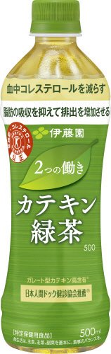 ＰＥＴ２つの働きカテキン緑茶５００ｍｌ（ケース）