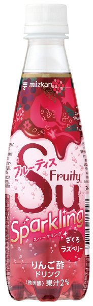 ミツカン　フルーティススパークリング　ざくろラズベリー350ml（ケース）