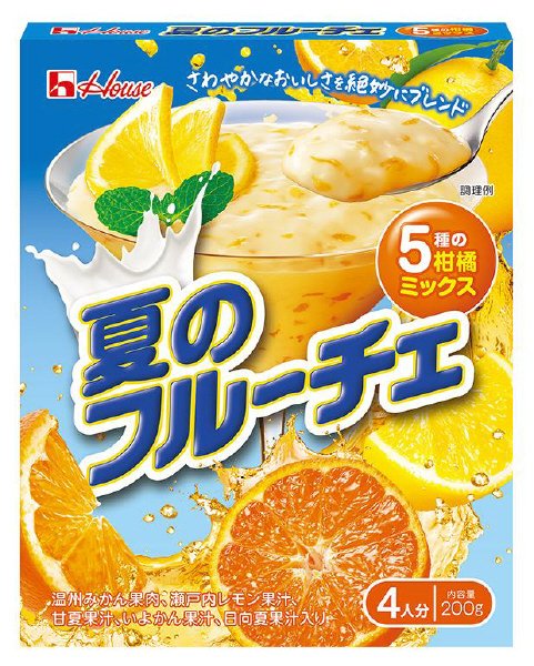 夏のフルーチェ　５種の柑橘ミックス