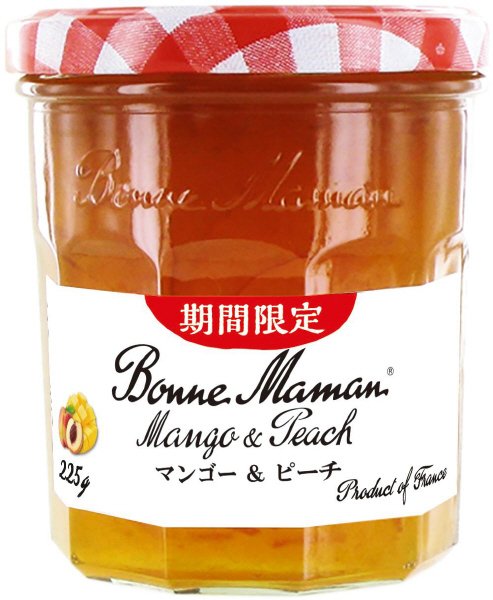 ボンヌママン　マンゴー＆ピーチジャム