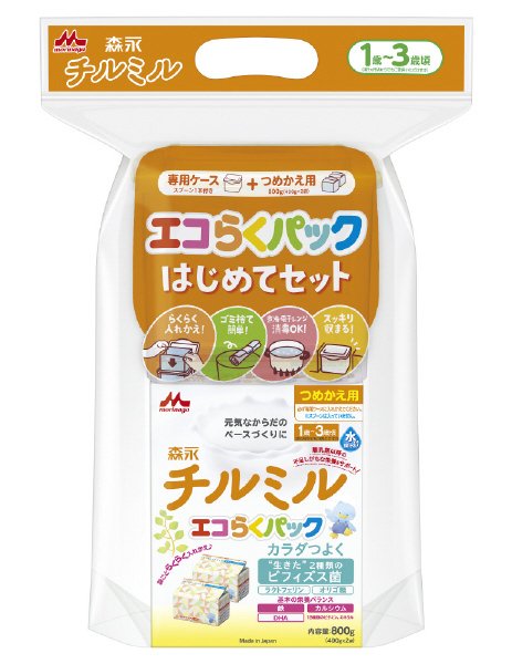 森永チルミル　エコらくパック　はじめてセット