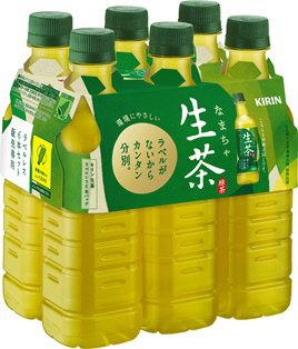 生茶　ラベルレス　６本パック