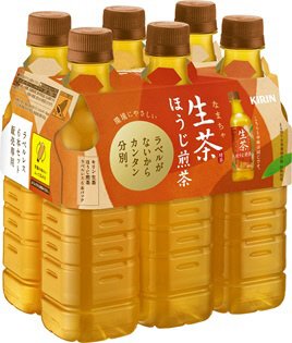 生茶　ほうじ煎茶　ラベルレス　６本パック