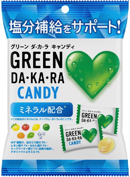 ＧＲＥＥＮ　ＤＡ・ＫＡ・ＲＡキャンディ（袋）