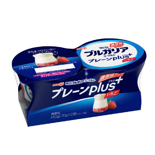 明治ブルガリアヨーグルトプレーンｐｌｕｓいちご