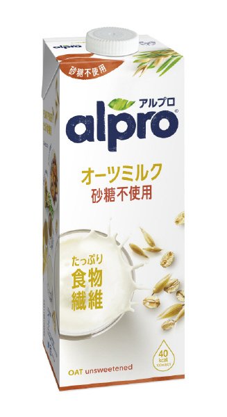 「アルプロ」　たっぷり食物繊維　オーツミルク　砂糖不使用