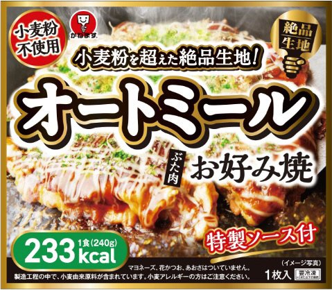 絶品生地オートミールお好み焼