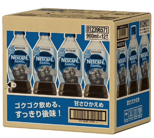 ネスカフェ　エクセラ　ボトルコーヒー　甘さひかえめ（ケース）