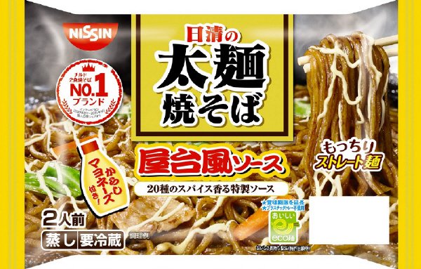 日清の太麺焼そば　屋台風ソース　２人前