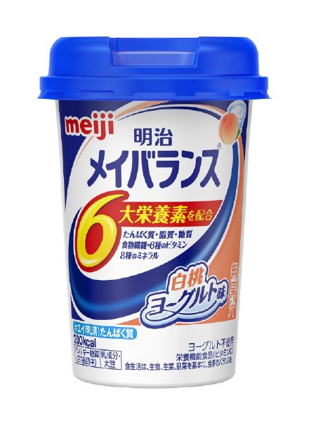 メイバランスМｉｎｉカップ白桃ヨーグルト味