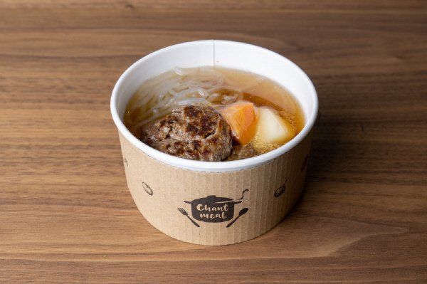甘醤油で仕上げたスープ肉じゃが