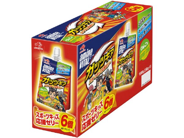 味の素ＫＫ　「アミノバイタル」ゼリードリンク　ガッツギアりんご味　２５０ｇ