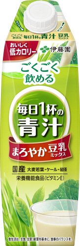 ごくごく飲める毎日１杯の青汁　まろやか豆乳ミックス