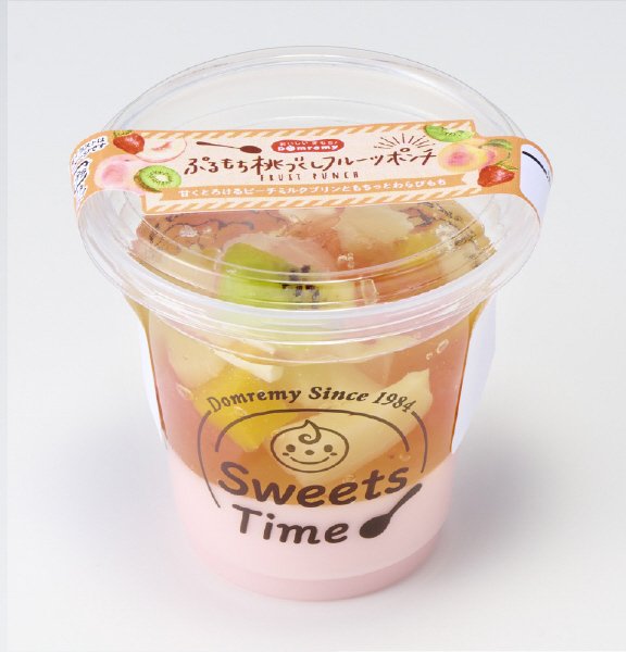 ぷるもち桃づくしフルーツポンチ