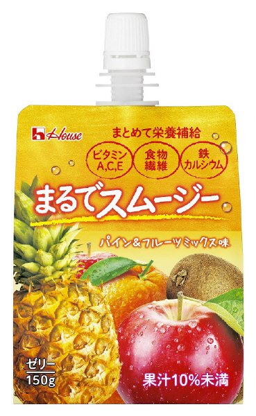 まるでスムージー　パイン＆フルーツミックス味　パウチ