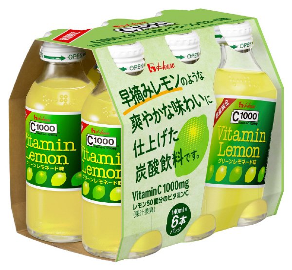 Ｃ１０００　ビタミンレモン　グリーンレモネード味　瓶