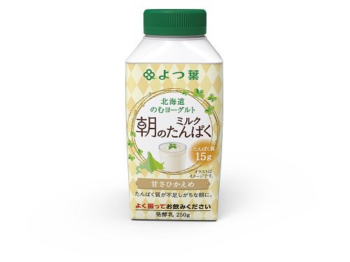 よつ葉北海道のむヨーグルト 朝のミルクたんぱく 甘さひかえめ250ｇ