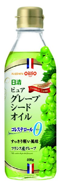 日清ピュアグレープシードオイル４００Ｇ瓶