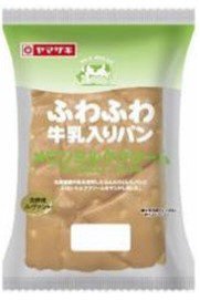 ふわふわ牛乳入りパン（メロンミルククリーム）