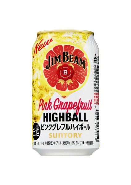 ジムビーム　ピンクグレフルハイボール