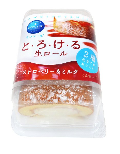 とろける生ロール・ストロベリーミルク