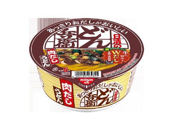 日清のあっさりおだしがおいしいどん兵衛　肉だしうどん