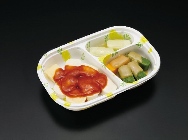 やさしいおかずセット昼・夜のムース食　チキンのトマト煮　１６０ｇ／６×３
