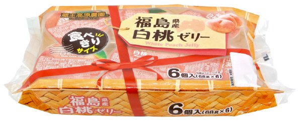 福島県産白桃ゼリー6個入