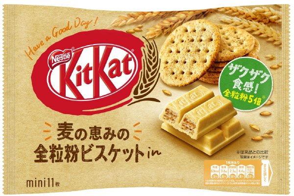 キットカット　ミニ　全粒粉ビスケットｉｎ