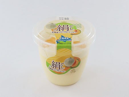 絹ごし北海道メロンクリームプリン
