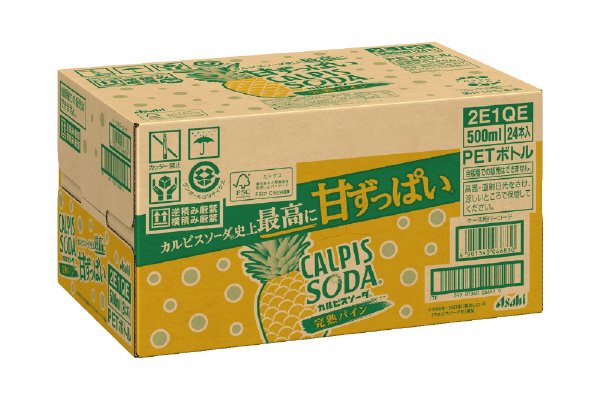 「カルピスソーダ（Ｒ）完熟パイン」