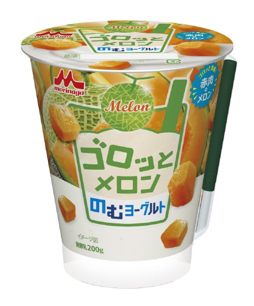 ゴロッとメロンのむヨーグルト