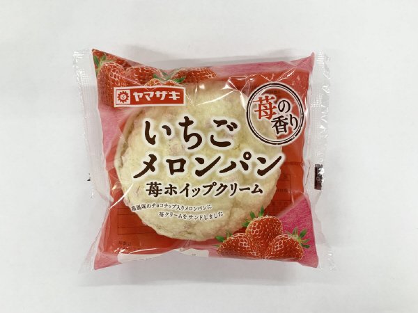 いちごメロンパン
