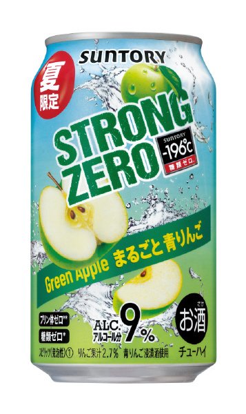 －１９６℃ストロングゼロ　まるごと青りんご
