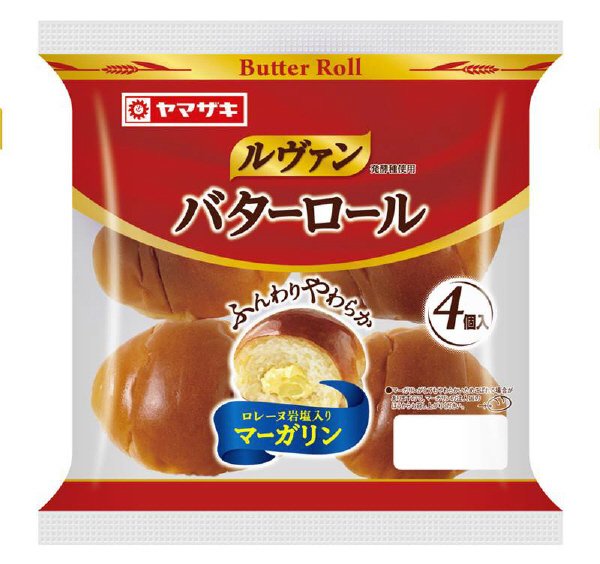 ルヴァンバターロール（マーガリン入り）４