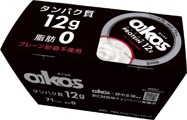 オイコス　脂肪０　プレーン砂糖不使用　４Ｐ