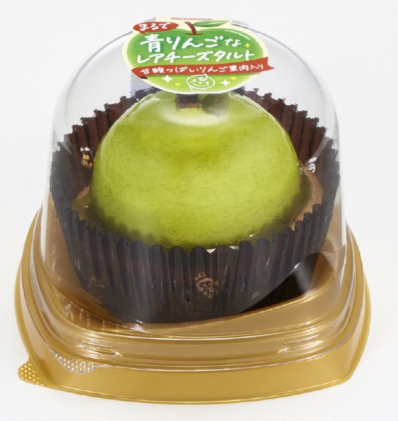 まるで青りんごなレアチーズタルト
