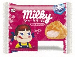 シュークリーム凍っちゃいました（苺ミルキークリーム）